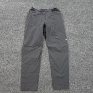 Novara Pants Mens Large Gray Headwind Softshell Thermal Cycling Reflective Zip